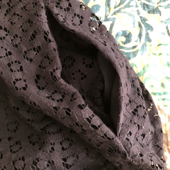 J. Crew navy blue lace dress with pockets size 6 - Picture 4 of 8